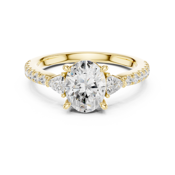 Serenity Oval Diamond Ring