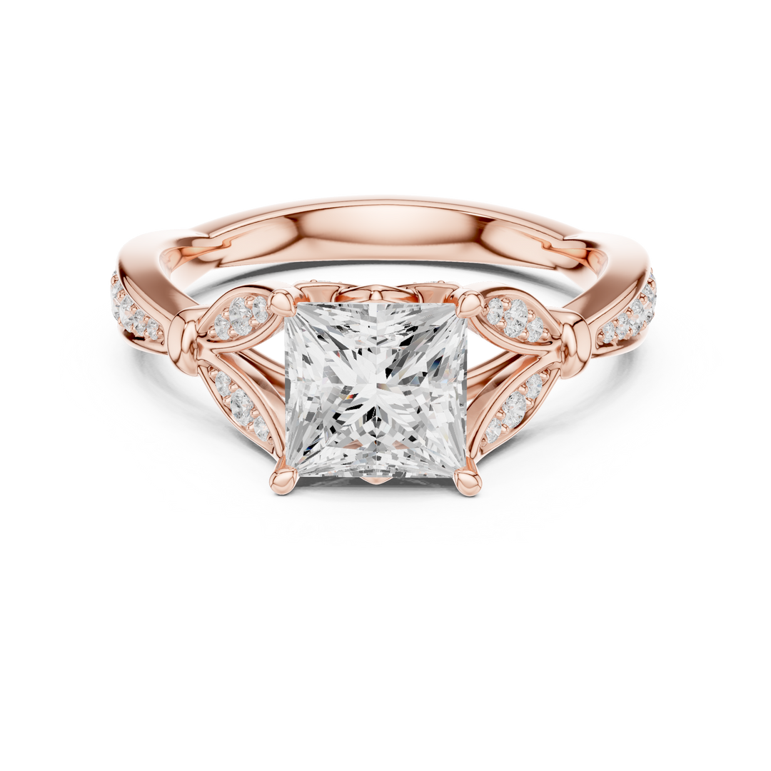 Diamant 1.72ct Princess Cut Diamond Ring