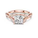 Load image into Gallery viewer, Diamant 1.72ct Princess Cut Diamond Ring
