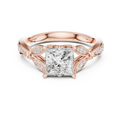 Diamant 1.72ct Princess Cut Diamond Ring