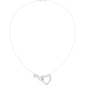 Infinity Heart Pendant Necklace — 0.88ct