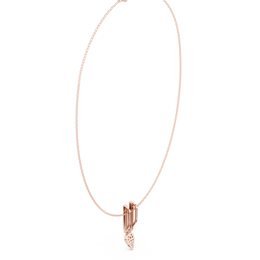 Double-Bar Lariat Necklace — 0.44ct
