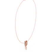Double-Bar Lariat Necklace — 0.44ct