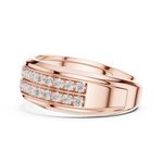 Load image into Gallery viewer, Dual Eternity Mens Ring — 0.57ct
