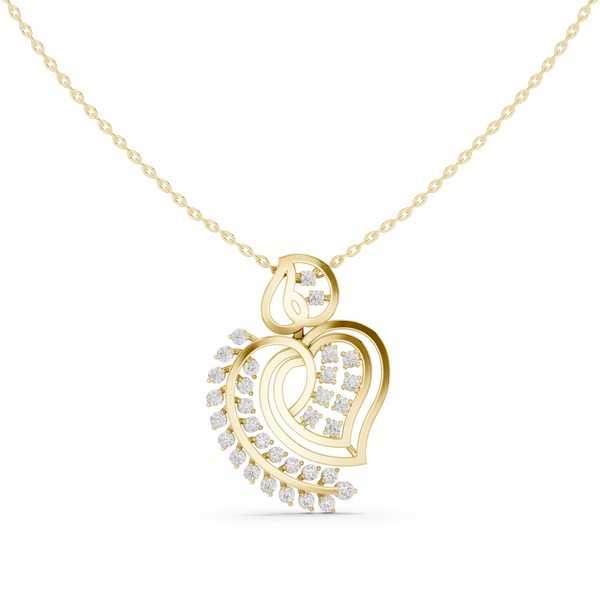 Scatter Heart Pendant — 0.81ct