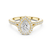 Lune 1.00ct Pear Shape Diamond Ring