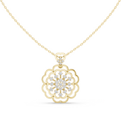 Floral Mandala Pendant — 0.71ct