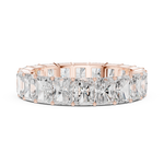 Load image into Gallery viewer, Radiant Eternity Mens Ring — 4.87ct
