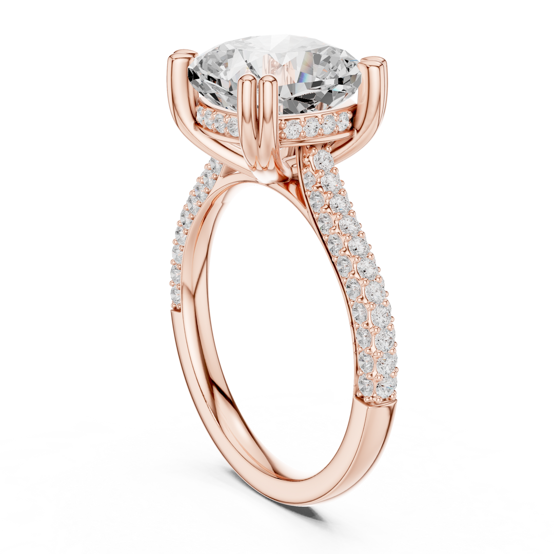 Summit 3.68ct Cushion Cut Diamond Ring