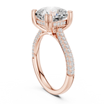 Load image into Gallery viewer, Summit 3.68ct Cushion Cut Diamond Ring
