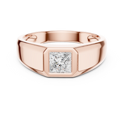 Princess Signet Mens Ring — 0.50ct