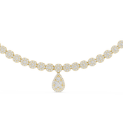 Pear Drop Graduated Necklace — 7.88ct