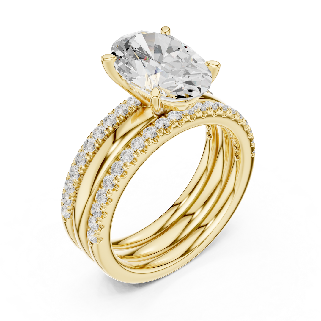 Neptune 3.63ct Oval Diamond Ring