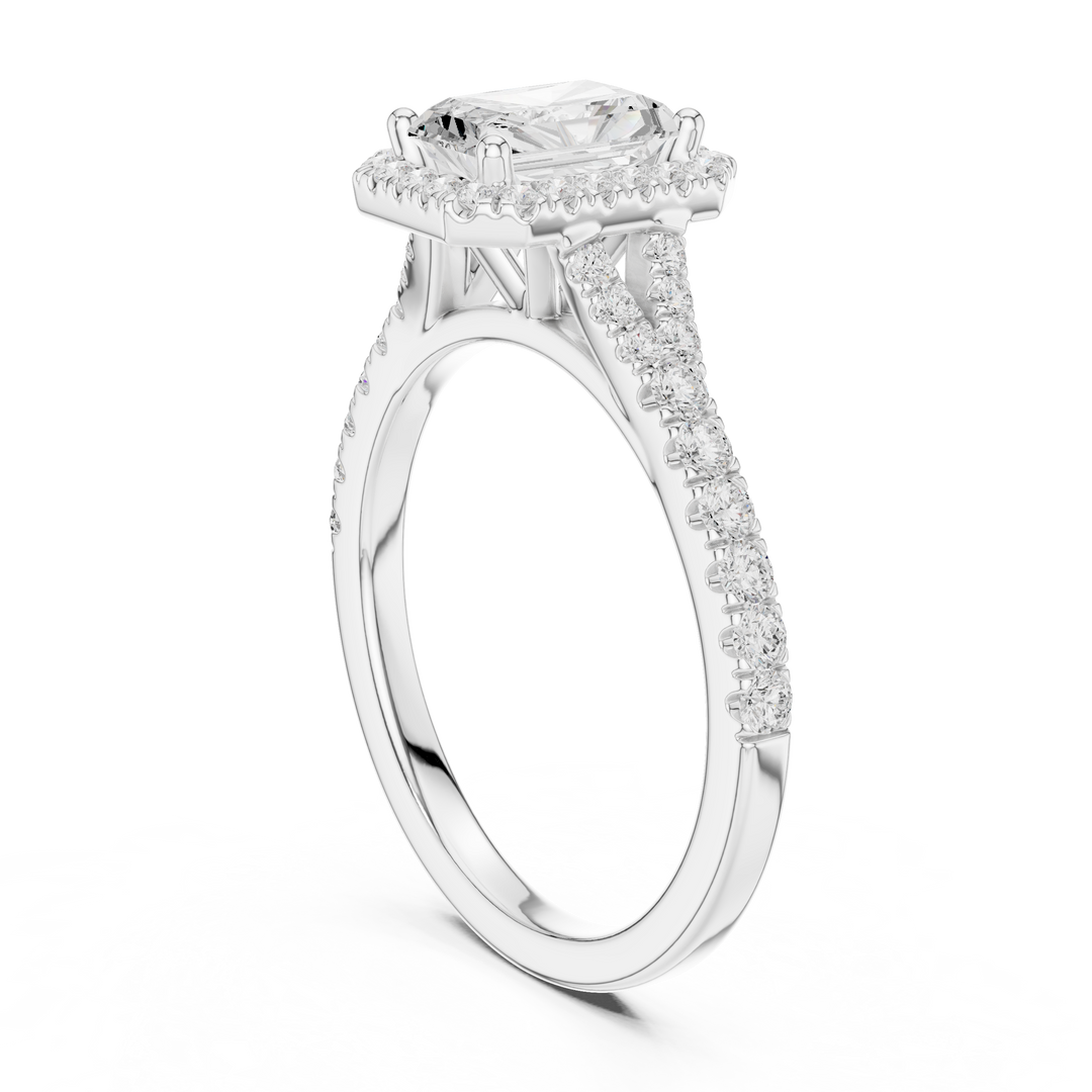 Solange 1.00ct Radiant Cut Diamond Ring