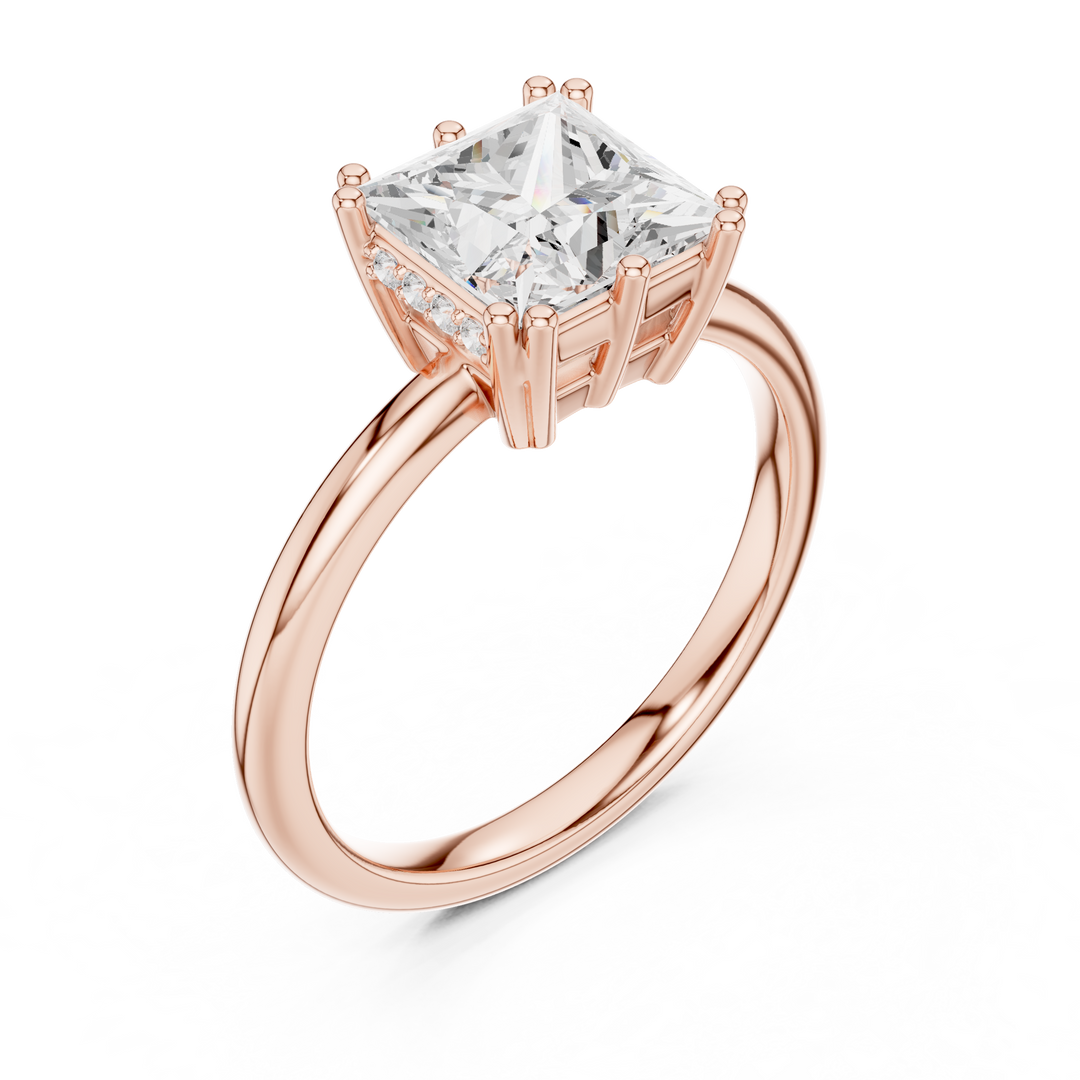 Crystelle Princess Cut Diamond Accent Ring