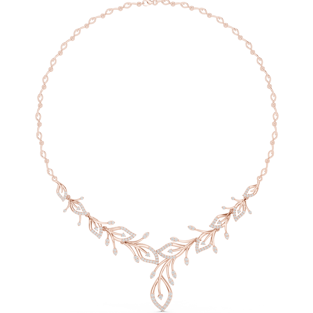 Botanical Spray Necklace — 2.37ct