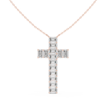 Load image into Gallery viewer, Diamond Cross Pendant — 7.00ct
