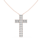 Diamond Cross Pendant — 7.00ct