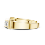 Load image into Gallery viewer, Five Stone Bar Mens Ring — 0.55ct
