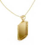 Load image into Gallery viewer, Cross Dog Tag Pendant — 0.75ct
