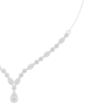 Load image into Gallery viewer, Floral Cluster Y Necklace — 1.14ct
