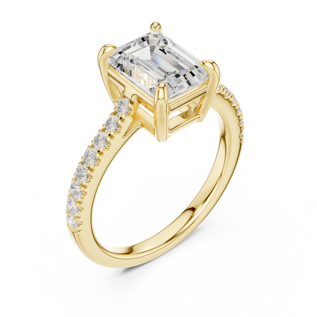 Vivienne 2.00ct Emerald Cut Diamond Ring