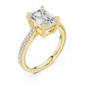 Vivienne 2.00ct Emerald Cut Diamond Ring