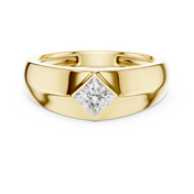 Angular Princess Mens Ring — 0.50ct
