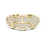 Pyramid Top Mens Ring — 0.43ct