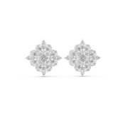 Jyoti Diamond Halo Stud Earrings