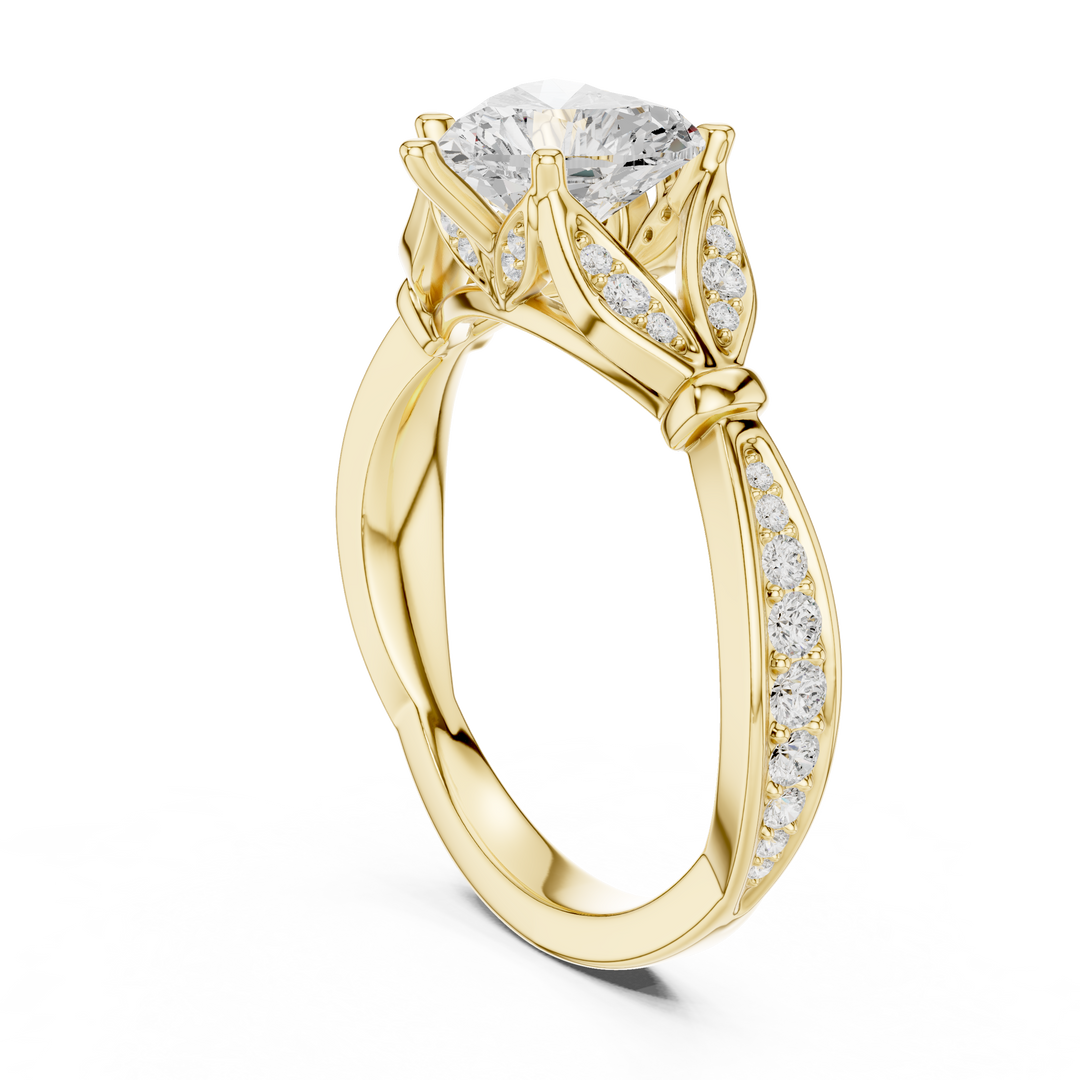 Coeur 1.42ct Heart Cut Diamond Ring