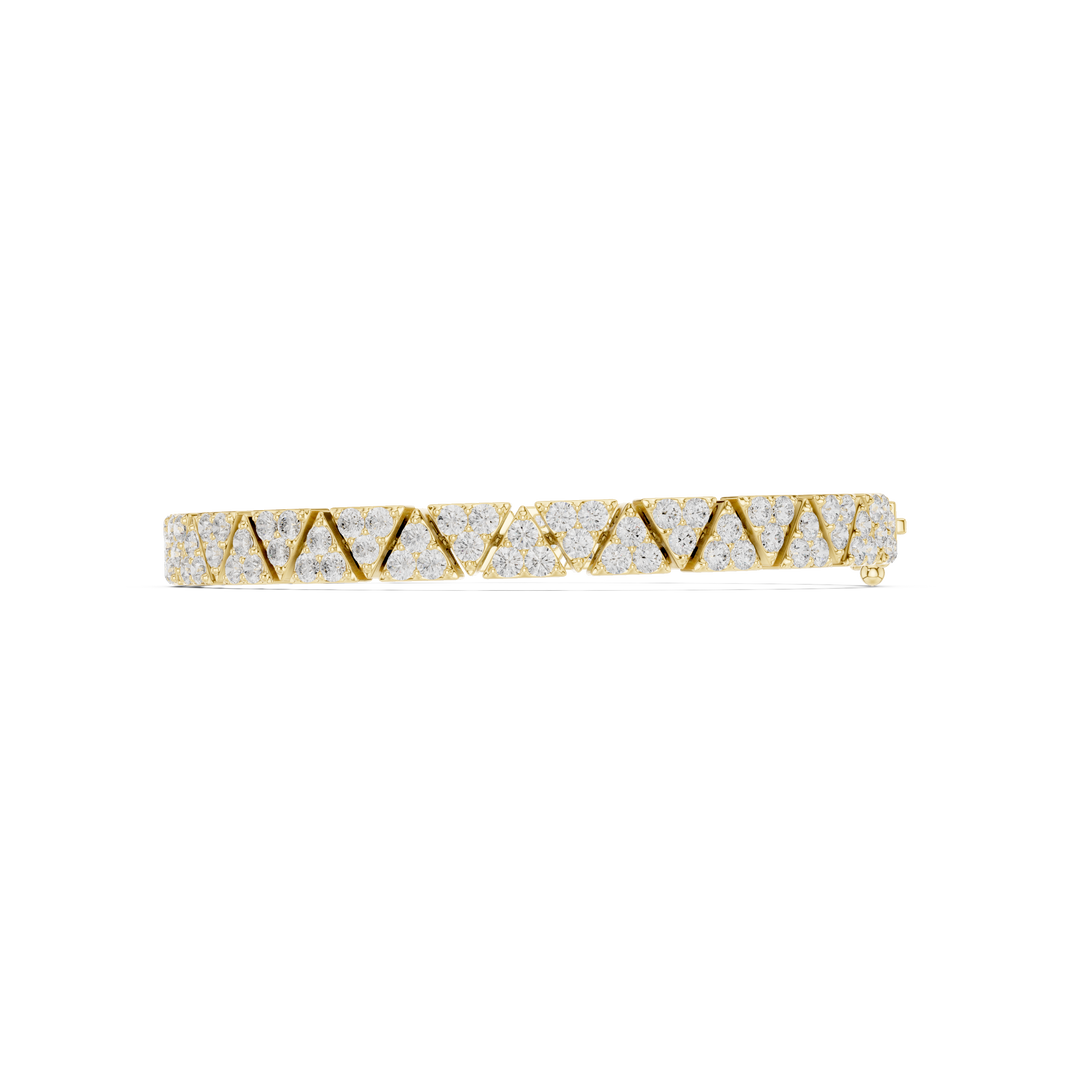 Heavy Cuban Link Men's Bracelet — 4.41ct
