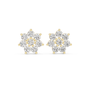 Faye Diamond Solitaire Stud Earrings