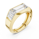 Load image into Gallery viewer, Multi Baguette Mens Ring — 3.42ct
