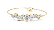 Cascading Cluster Bracelet — 3.03ct