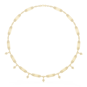 Geometric Bar Station Necklace — 1.34ct
