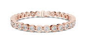Bezel Tennis Bracelet — 9.30ct