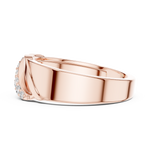 Load image into Gallery viewer, Graduated Diagonal Mens Ring — 0.14ct

