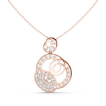 Load image into Gallery viewer, Bubble Circle Pendant — 1.16ct
