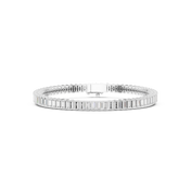 Full Baguette Link Men's Bracelet — 3.46ct