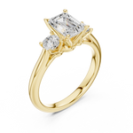 Load image into Gallery viewer, Palazzo 1.50ct Emerald Cut Diamond Ring
