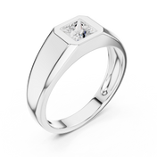 Princess Signet Mens Ring — 0.50ct