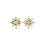 Pia Diamond Solitaire Stud Earrings
