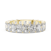 Radiant Eternity Mens Ring — 4.87ct