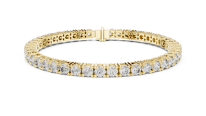 Clasp Tennis Bracelet — 7.42ct