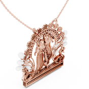 Radha Krishna Pendant — 2.39ct