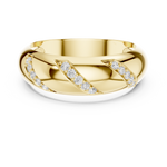 Load image into Gallery viewer, Curved Pavé Mens Ring — 0.13ct
