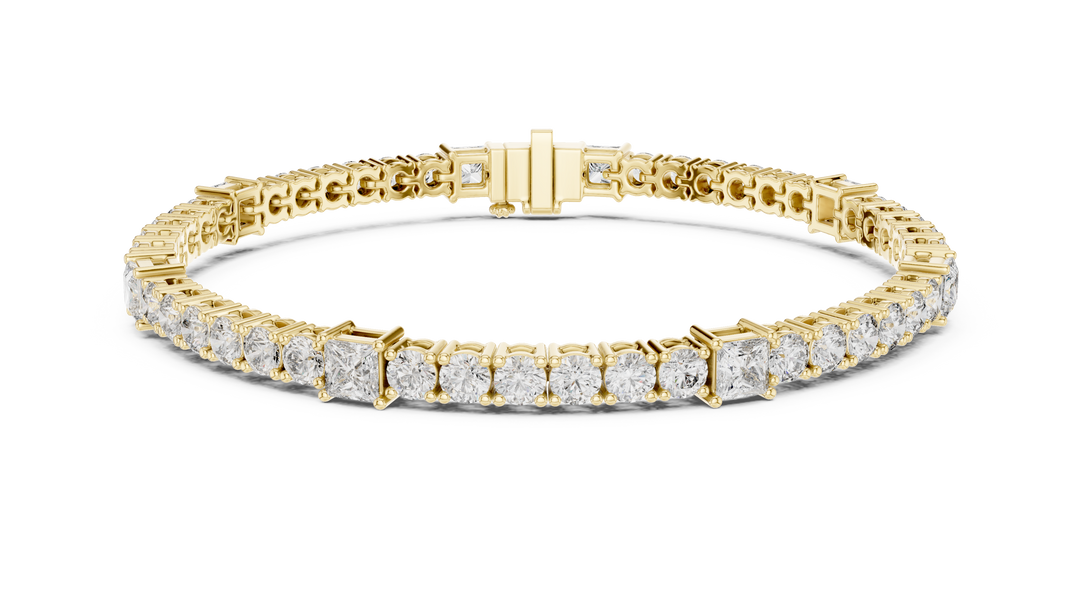 Round Princess Bracelet — 6.62ct