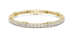 Load image into Gallery viewer, Round Princess Bracelet — 6.62ct
