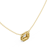 Cushion Halo Pendant — 2.24ct